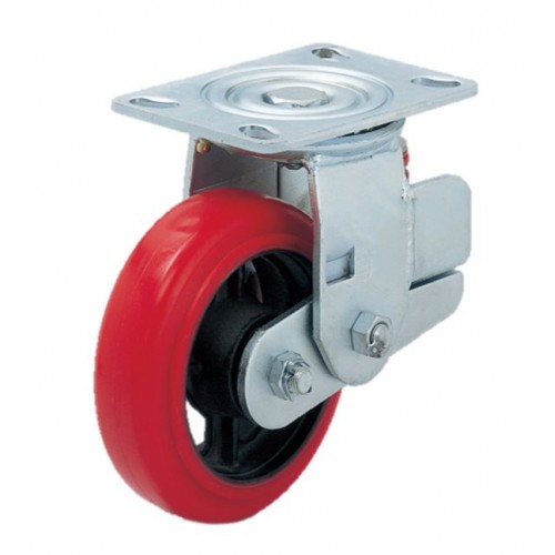 Shock Absorbing Caster (Plate Type)